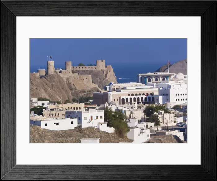 Framed Print : Elevated view over Muscat Framed Print : Elevated view over Muscat
