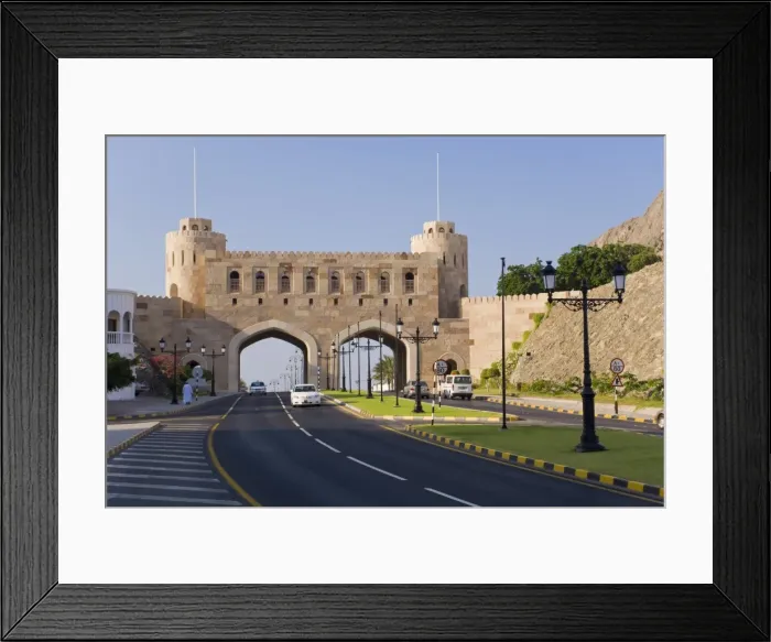 Framed Print : Muscat Gate Framed Print : Muscat Gate