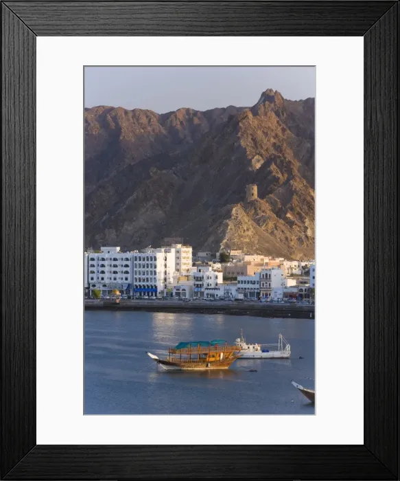 Framed Print : Dhow in the harbour Framed Print : Dhow in the harbour