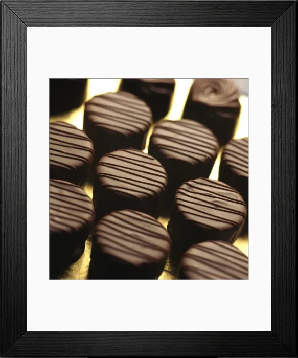 Framed Print : Studio shot of chocolates Framed Print : Studio shot of chocolates