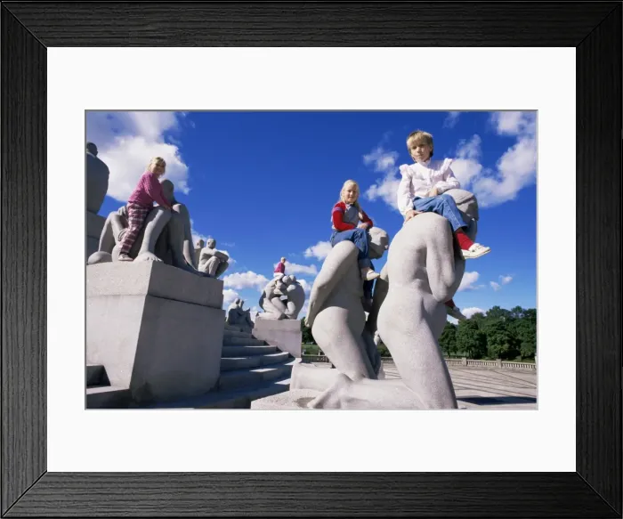 Framed Print : Frogner Park Framed Print : Frogner Park