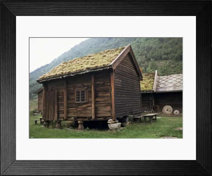 Framed Print : Traditional farm dwellings Framed Print : Traditional farm dwellings