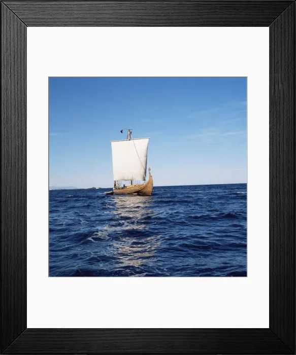 Framed Print : Replica of the Viking Oseberg ship Framed Print : Replica of the Viking Oseberg ship