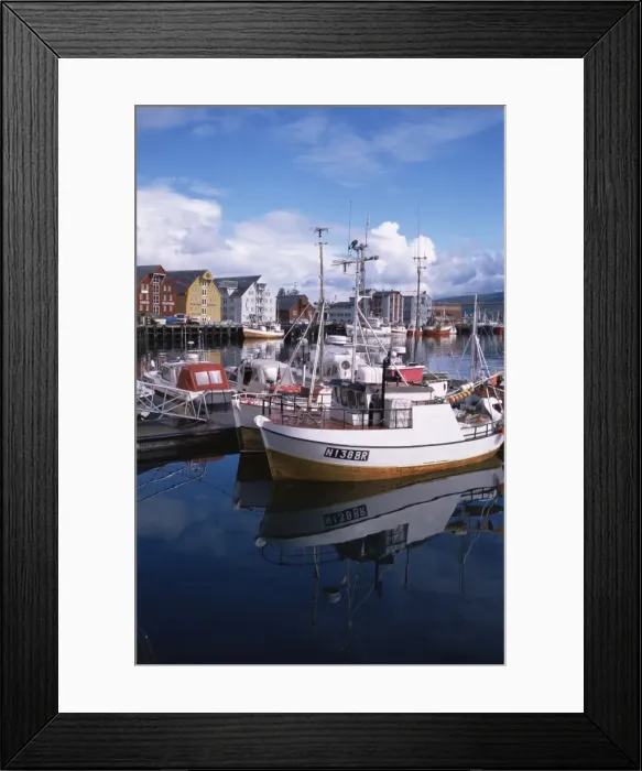 Framed Print : Harbour, Tromso Framed Print : Harbour, Tromso