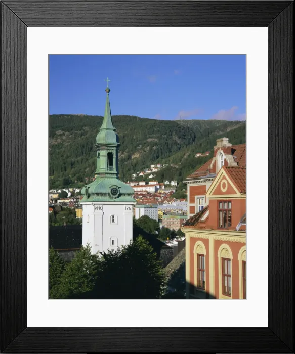 Framed Print : Ny Kirken church in central Bergen Framed Print : Ny Kirken church in central Bergen