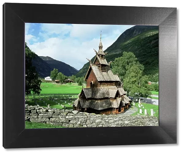The best preserved 12th century stave church in Norway