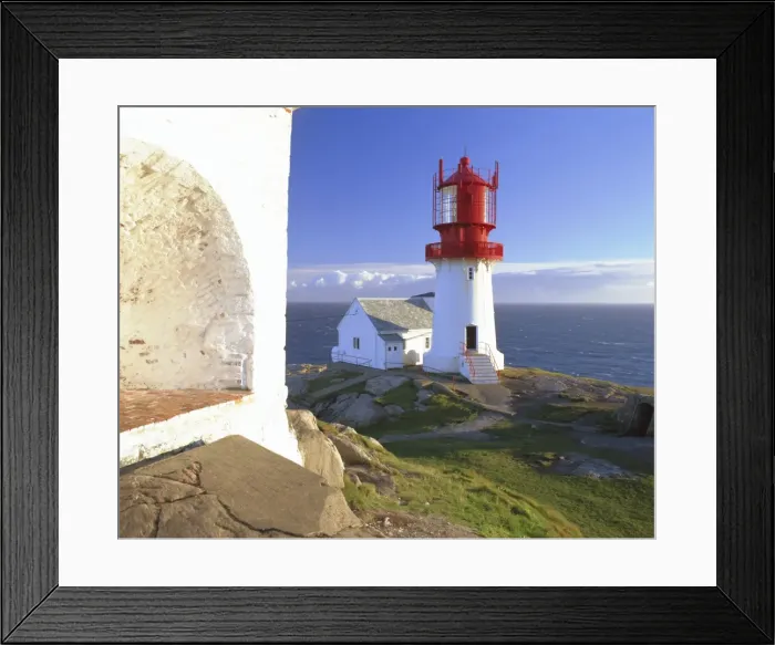 Framed Print : Lindesnes Fyr Lighthouse