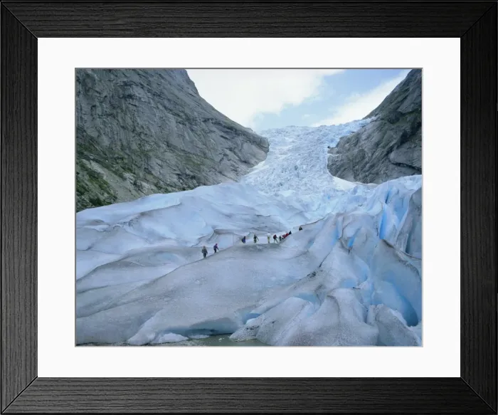 Framed Print : Glacier climbing tour Framed Print : Glacier climbing tour