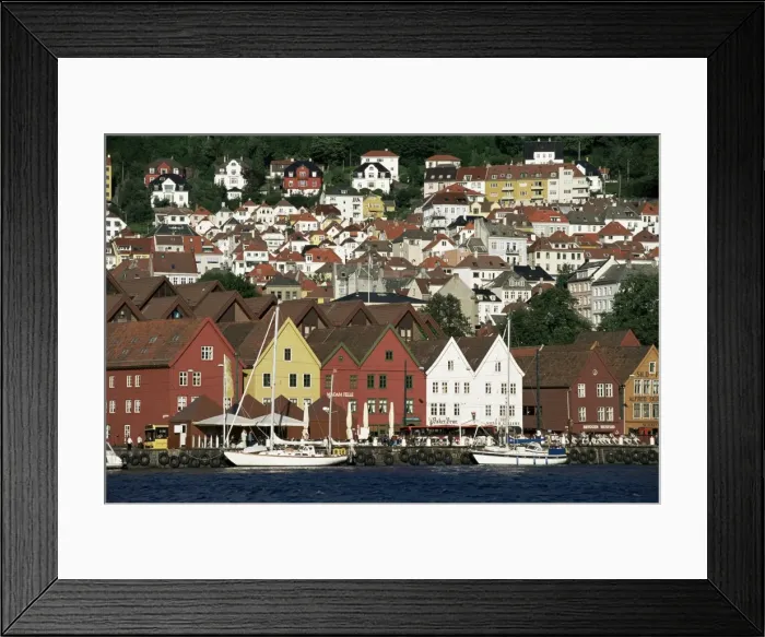 Framed Print : Hanseatic period wooden buildings Framed Print : Hanseatic period wooden buildings