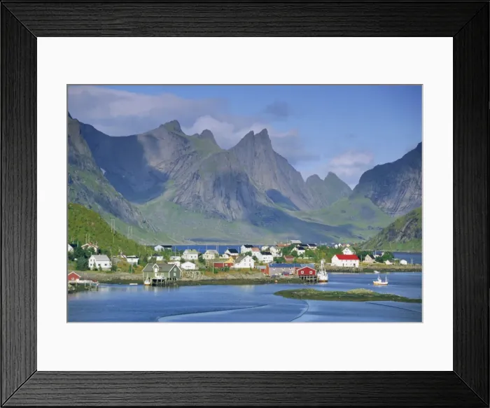 Framed Print : Reine Village of Moskenesoya Framed Print : Reine Village of Moskenesoya
