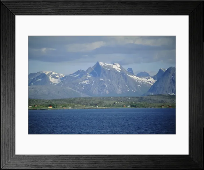 Framed Print : The Lofoten Islands viewed from the sea Framed Print : The Lofoten Islands viewed from the sea