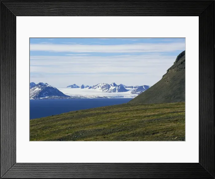 Framed Print : Gronfjorden near Barentsburg