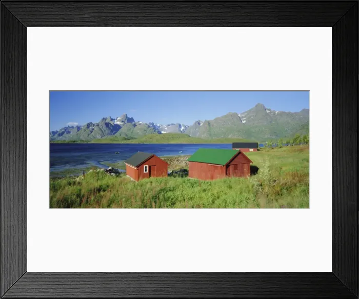 Framed Print : Raftsund Channel and Trolltinden Mountains Framed Print : Raftsund Channel and Trolltinden Mountains
