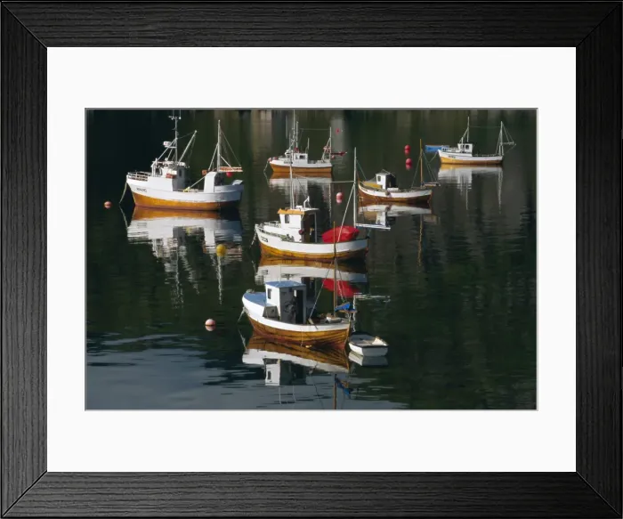 Framed Print : Fishing boats in Moskenes Framed Print : Fishing boats in Moskenes