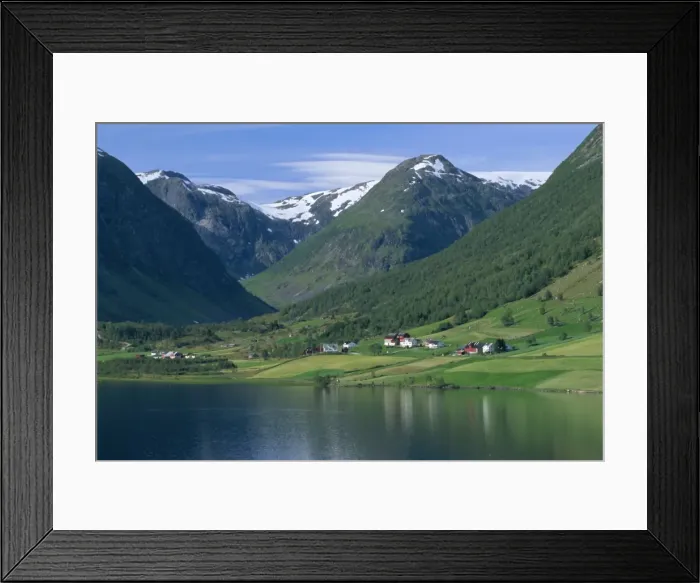 Framed Print : Scenery near Songdal Framed Print : Scenery near Songdal