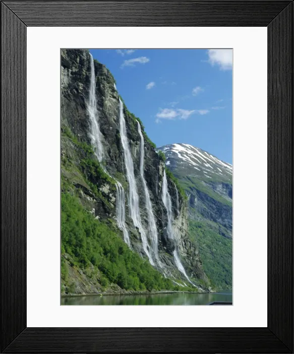 Framed Print : Seven Sisters Falls Framed Print : Seven Sisters Falls