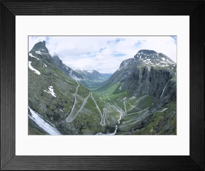 Framed Print : Route from Andalsnes to Geiranger Framed Print : Route from Andalsnes to Geiranger