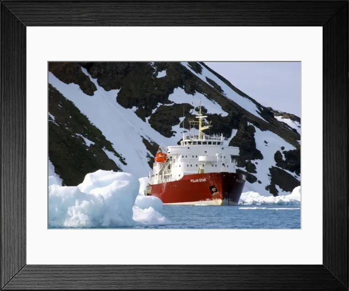 Framed Print : Ice-breaker tour ship Framed Print : Ice-breaker tour ship