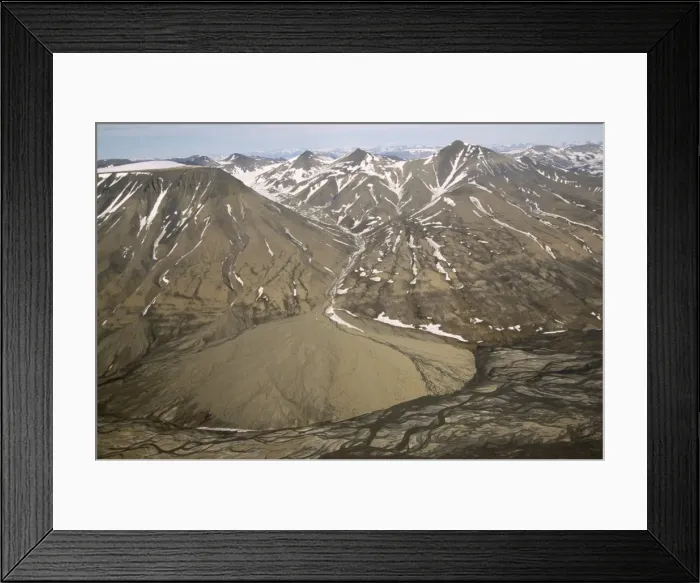 Framed Print : Alluvial fan Framed Print : Alluvial fan