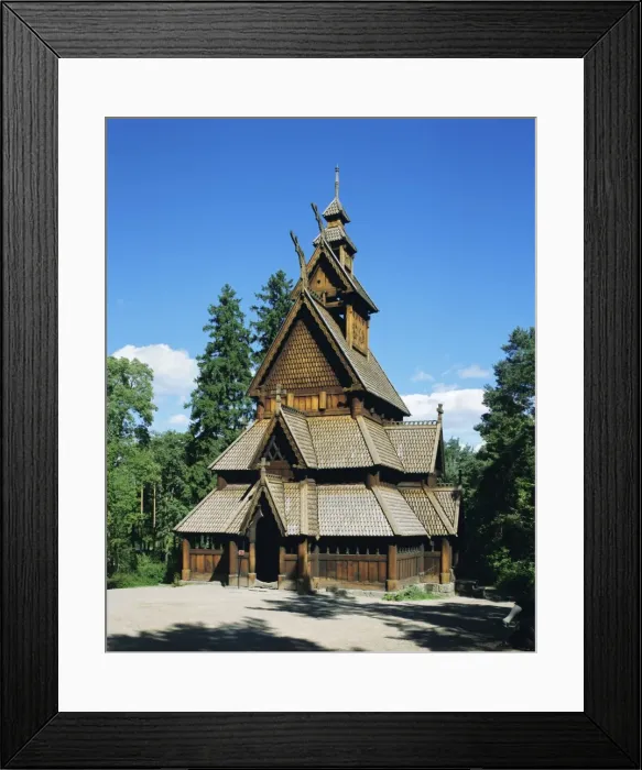 Framed Print : Stave church Framed Print : Stave church