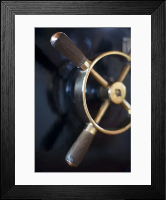Framed Print : Rudder of the Ship MS Stockholm Framed Print : Rudder of the Ship MS Stockholm