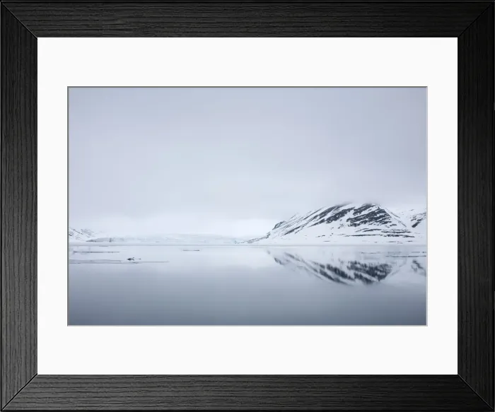 Framed Print : Glacier and reflection Framed Print : Glacier and reflection