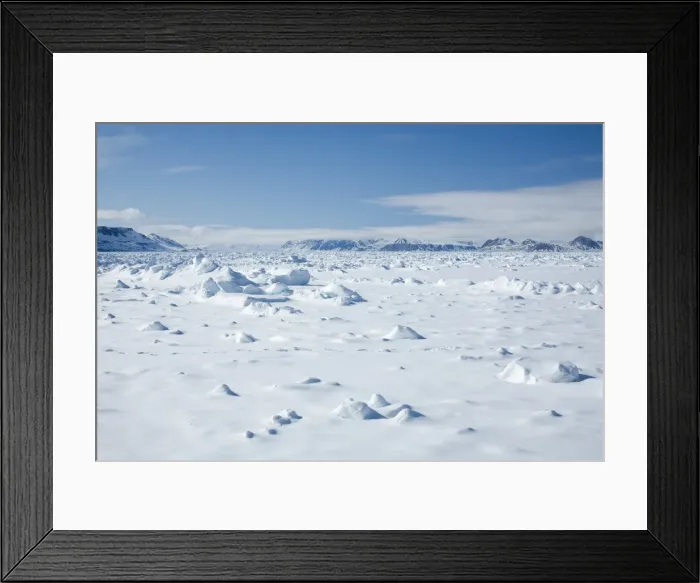 Framed Print : Pack ice, Glacier Framed Print : Pack ice, Glacier
