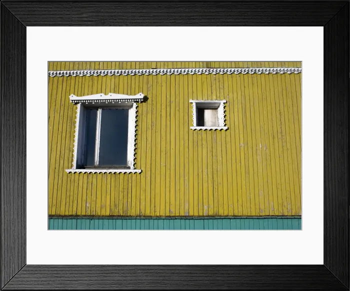 Framed Print : Windows, Barentsburg Framed Print : Windows, Barentsburg