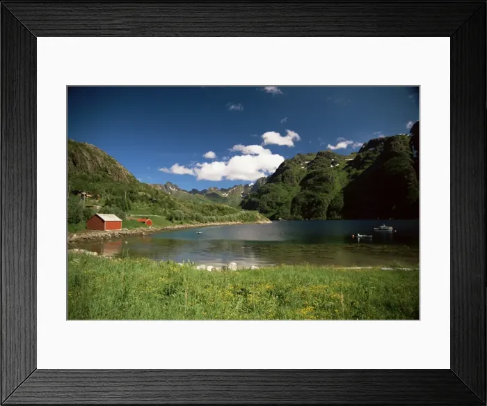 Framed Print : Austnesfjorden Framed Print : Austnesfjorden