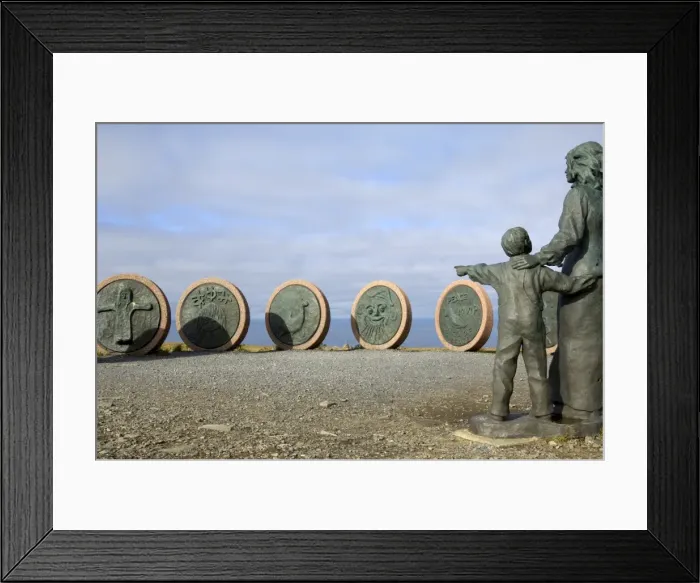 Framed Print : Monument at Nordkapp (North Cape) Framed Print : Monument at Nordkapp (North Cape)