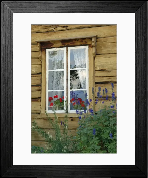 Framed Print : Historic wooden buildings Framed Print : Historic wooden buildings