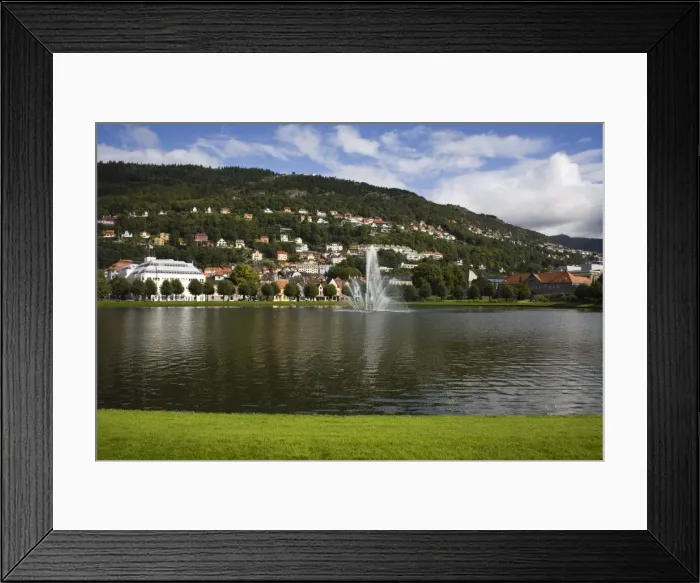 Framed Print : Lille-Lungegardvann Lake Framed Print : Lille-Lungegardvann Lake