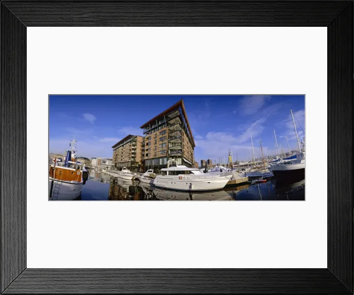 Framed Print : Moored boats in the marina at the Strand Framed Print : Moored boats in the marina at the Strand