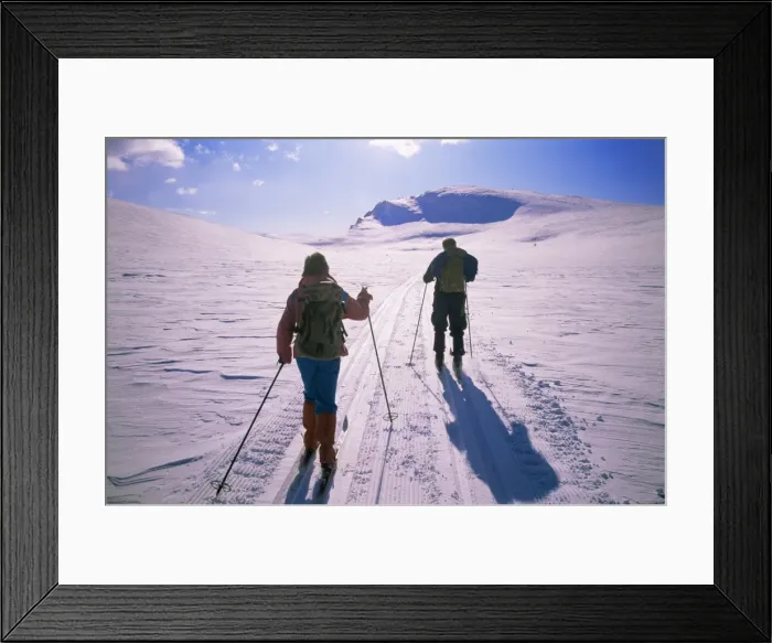 Framed Print : Track from Smuksjoseter toward Formokampen Framed Print : Track from Smuksjoseter toward Formokampen