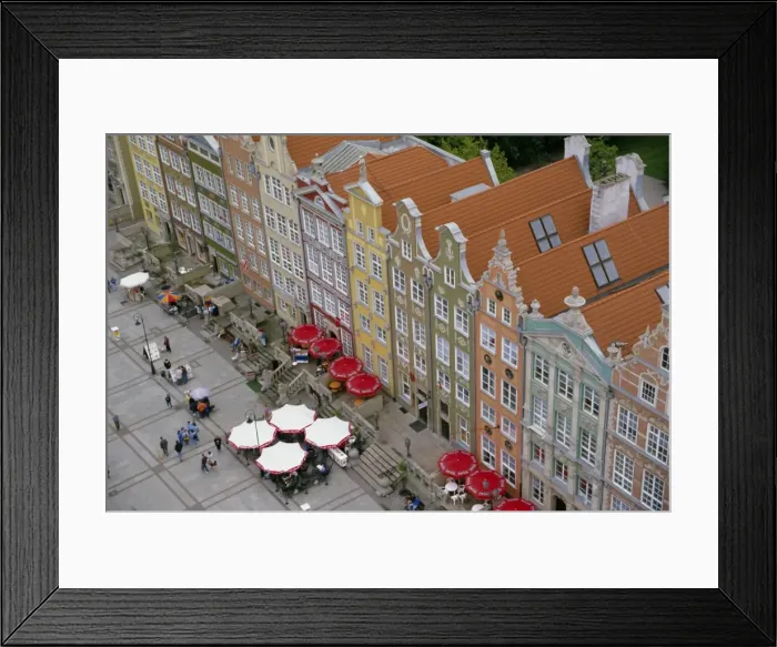Framed Print : Dlugi Targ and the Green Gate Framed Print : Dlugi Targ and the Green Gate