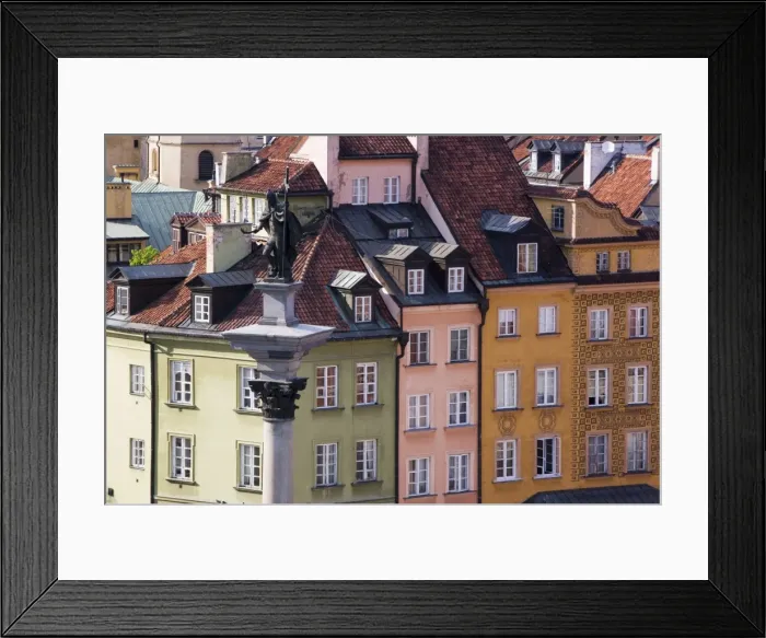 Framed Print : Elevated view over Castle Square Framed Print : Elevated view over Castle Square