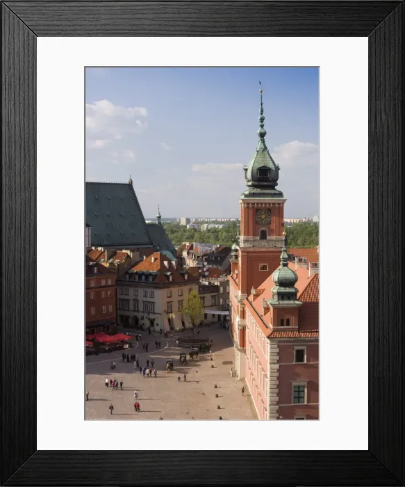 Framed Print : Elevated view over Castle Square (Plac Zamkowy) Framed Print : Elevated view over Castle Square (Plac Zamkowy)