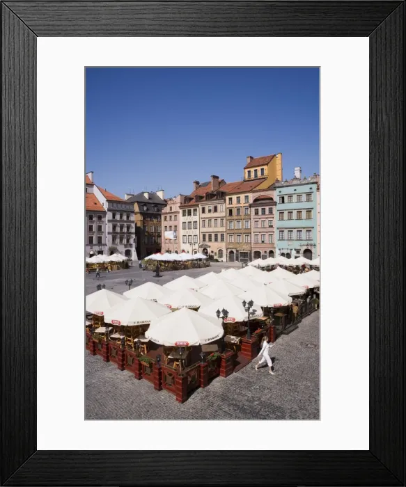 Framed Print : Colourful houses
