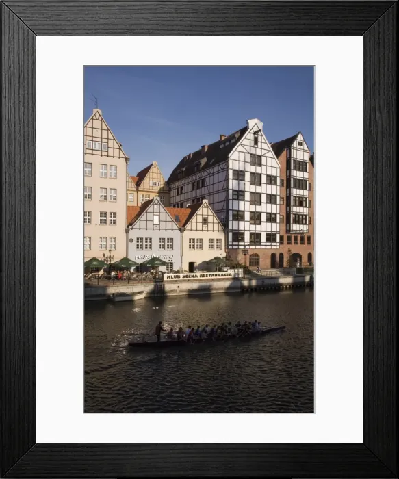 Framed Print : Restored warehouses along the Stara Motlawa River (Mottla River) Framed Print : Restored warehouses along the Stara Motlawa River (Mottla River)