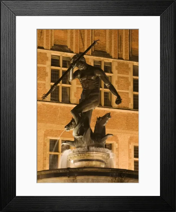 Framed Print : The Neptune Fountain Framed Print : The Neptune Fountain