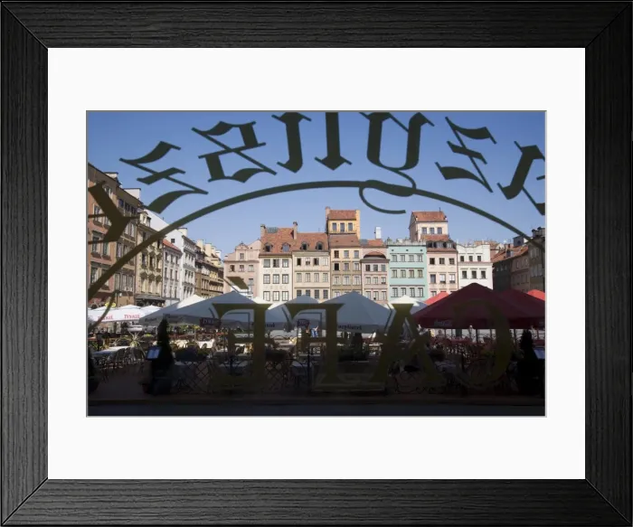Framed Print : Colourful houses of the Old Town Square Framed Print : Colourful houses of the Old Town Square