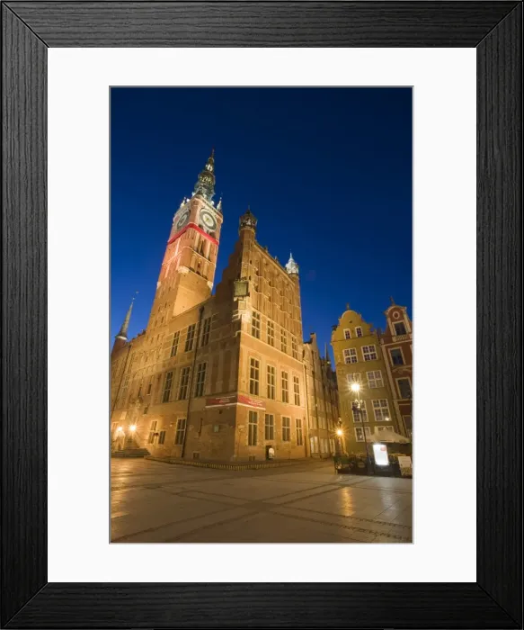 Framed Print : The Main Town Hall in Gdansk Old Town Framed Print : The Main Town Hall in Gdansk Old Town