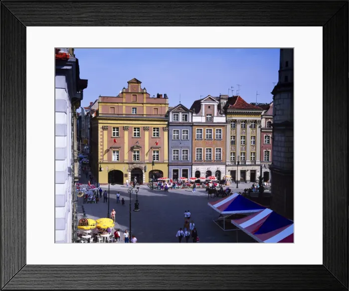 Framed Print : Town Square Framed Print : Town Square