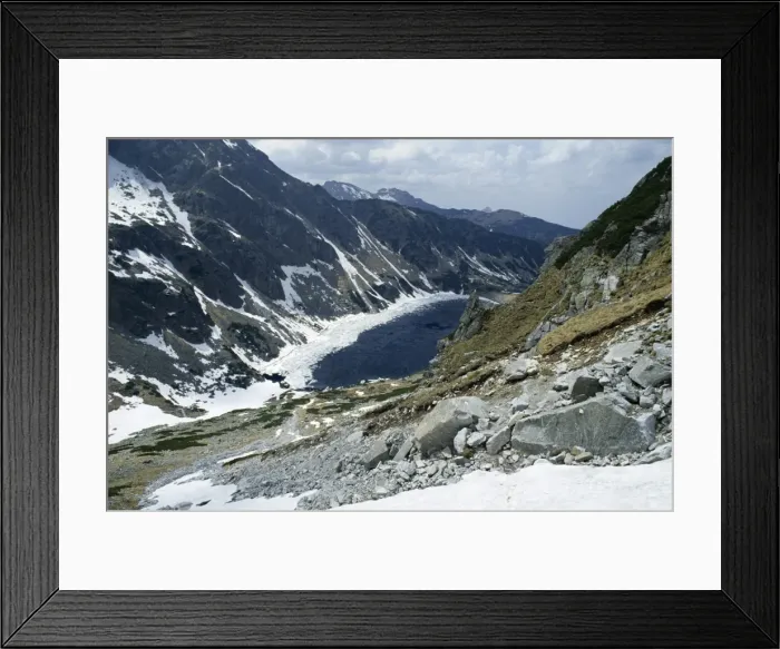 Framed Print : Lake Czarny Staw (1620m) Framed Print : Lake Czarny Staw (1620m)