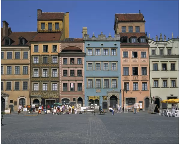 Typical buildings on the Town Square in Poznan