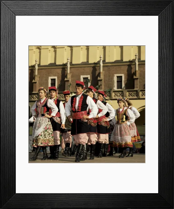 Framed Print : Harvest festival celebrations in Rynek Glowny Square Framed Print : Harvest festival celebrations in Rynek Glowny Square