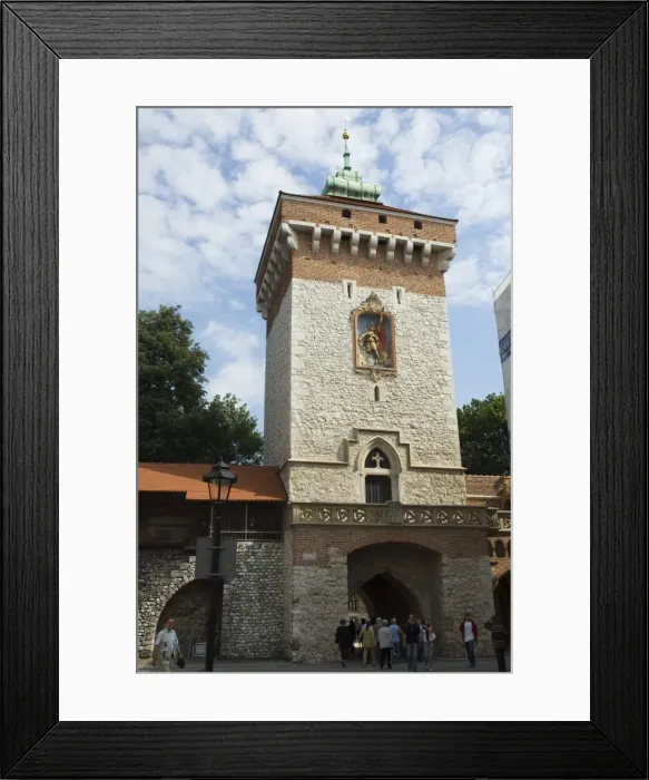 Framed Print : Florians Gate on the old city walls Framed Print : Florians Gate on the old city walls