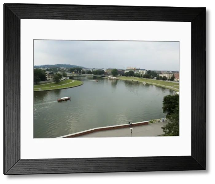 Framed Print : View of the Vistula River from the Royal Castle area Framed Print : View of the Vistula River from the Royal Castle area