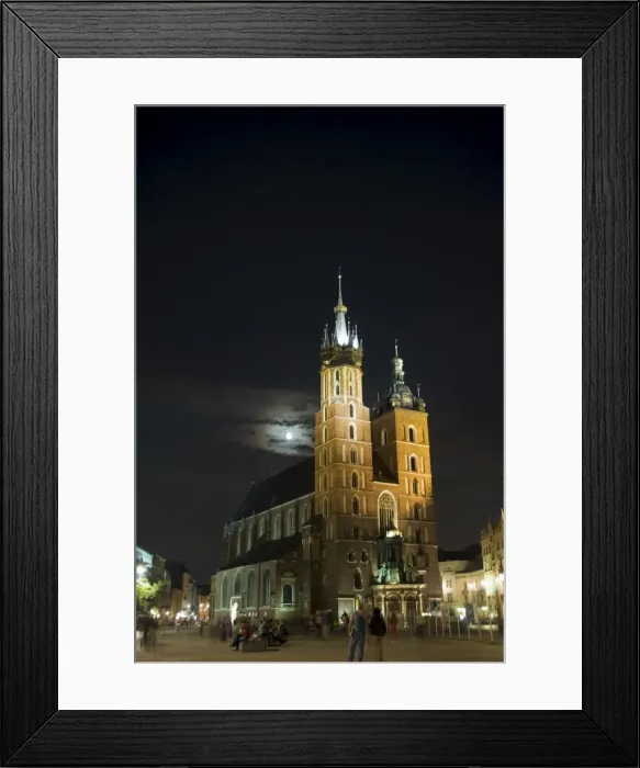 Framed Print : St. Marys church or basilica at night Framed Print : St. Marys church or basilica at night