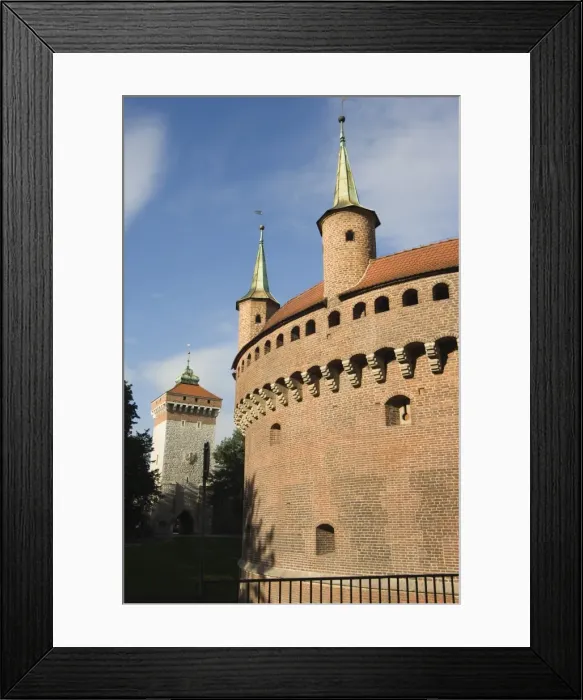 Framed Print : Old Town Barbican defensive bastion built in 1498